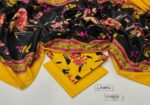 maria b lawn 3pc allover printed trouser
