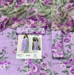 maria b lawn 3pc allover printed trouser