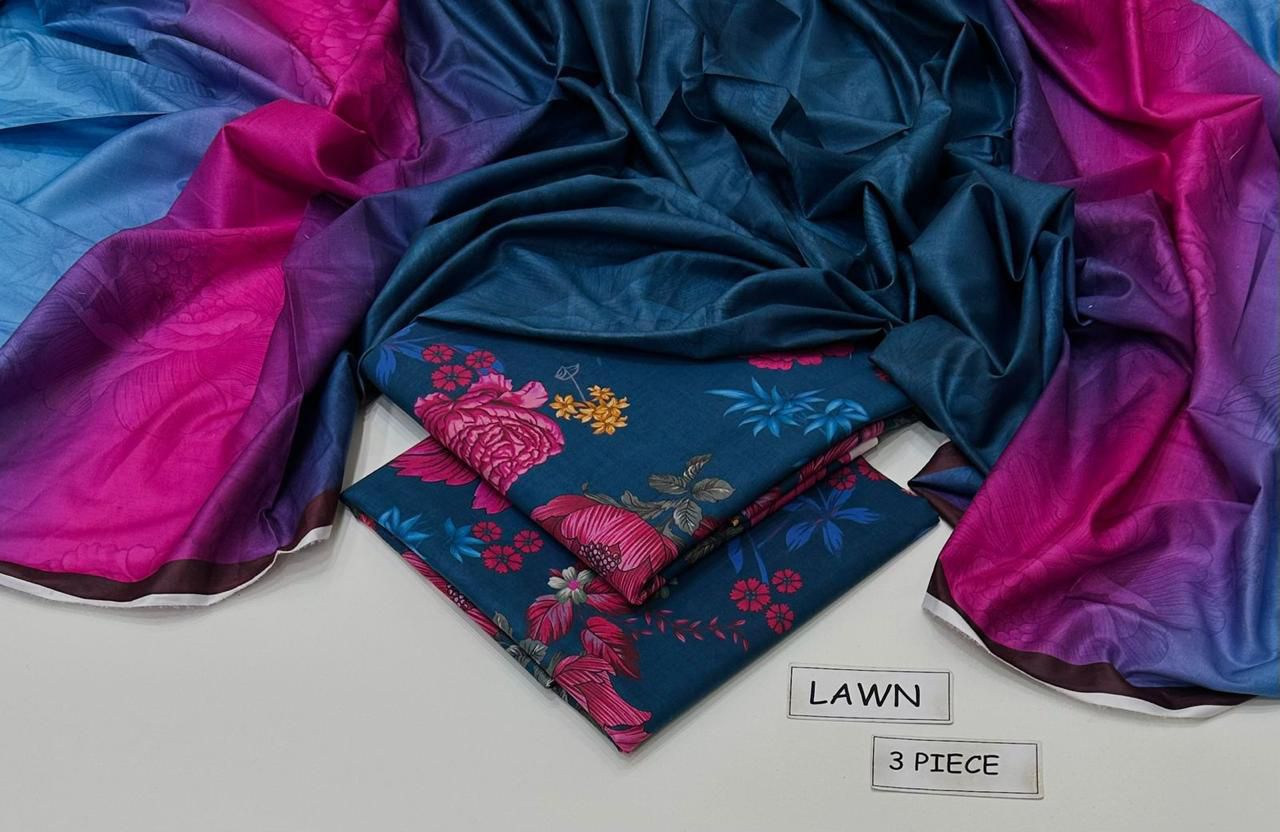 maria b lawn 3pc allover printed trouser maria b lawn 3pc allover printed trouser