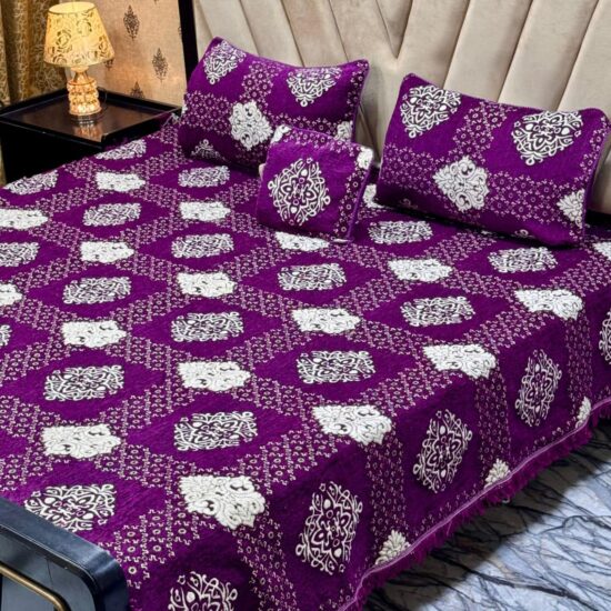 velvet jacquard bedsheet