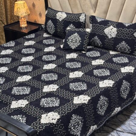velvet jacquard bedsheet