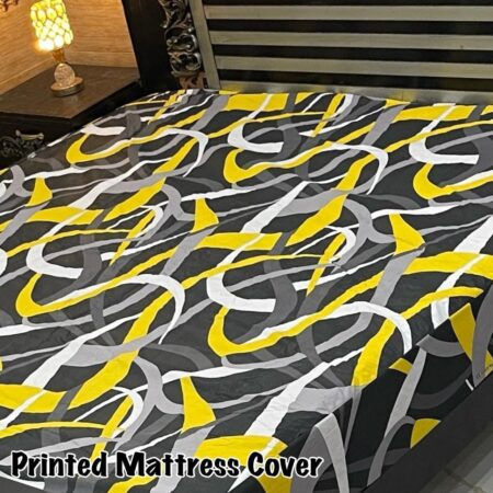 Printed Mattress Covers Water Proof Size King Size Double Bed