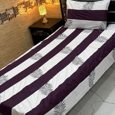single patch work bedsheet stuff