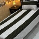 single patch work bedsheet stuff