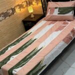 single patch work bedsheet stuff