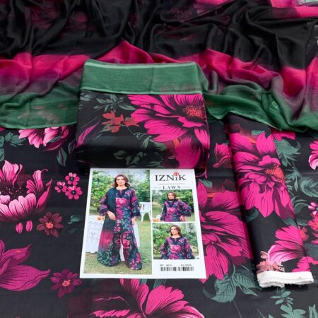 maria.b with shafoon duppata 3pc lawn collection