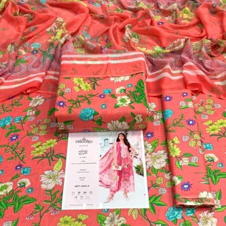 maria.b with shafoon duppata 3pc lawn collection