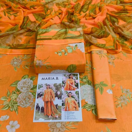 maria.b with shafoon duppata 3pc lawn collection
