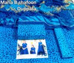maria.b with shafoon duppata 3pc lawn collection