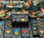 maria.b with shafoon duppata 3pc lawn collection