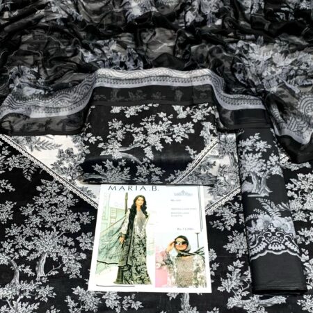 maria.b with shafoon duppata 3pc lawn collection