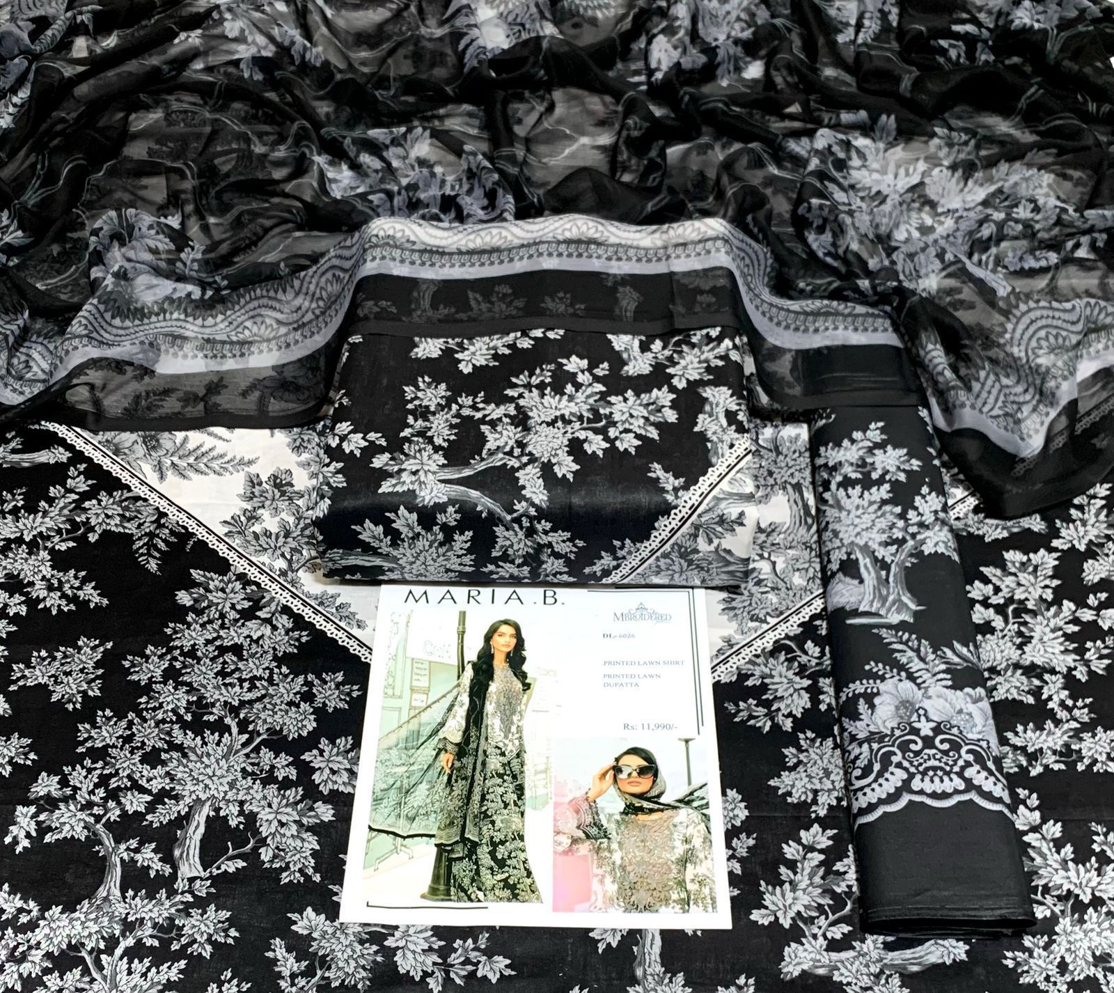 maria.b with shafoon duppata 3pc lawn collection maria.b with shafoon duppata 3pc lawn collection