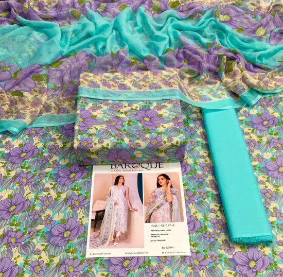 maria.b with shafoon duppata 3pc lawn collection