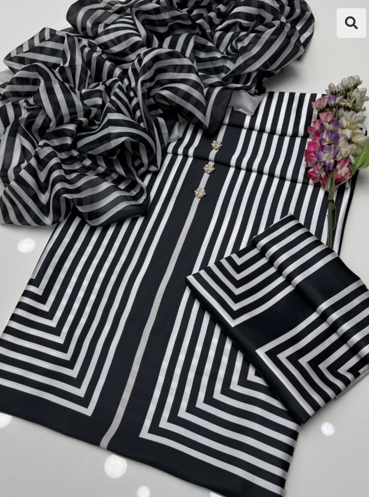 3pc floral digitaal printed silk fabric 3pc floral digitaal printed silk fabric