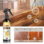 beeswax furniture polish | wood furniture spray beeswax cleaner for floor polish prevent cracking wood cleaner waxing spray for cabinets tables doors chairs / 120 ml