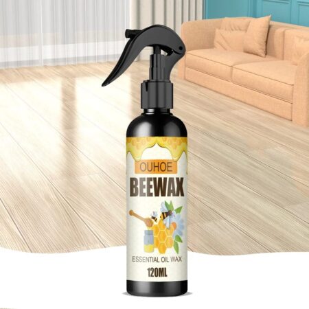 beeswax furniture polish | wood furniture spray beeswax cleaner for floor polish prevent cracking wood cleaner waxing spray for cabinets tables doors chairs / 120 ml