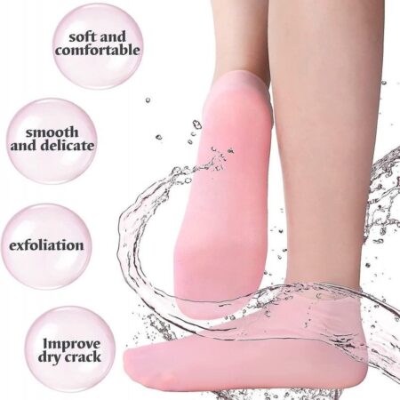 silicone socks for women, moisturizing foot socks, soft gel socks high quality discount on quainity